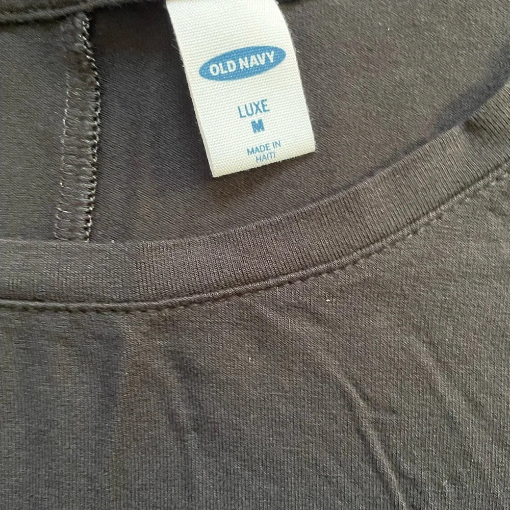 Old Navy Luxe Womens Black Basic Tank Top Full Length Medium - Picture 3 of 5